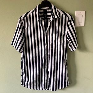Striped Black and White Shirt